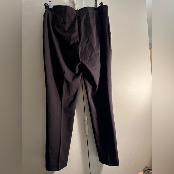🤎 Theory chocolate brown wool slacks pants size 4 🤎 - Picture 2 of 4